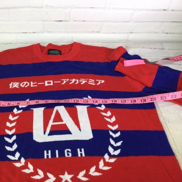 My Hero Academia Anime Logo Holiday Ugly Sweater - Picture 6 of 9